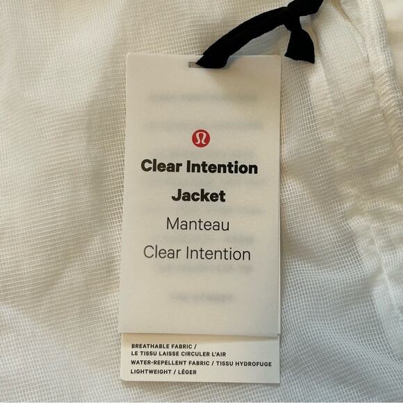 Lululemon Clear Intention Jacket in White NWT Size 10 - Picture 12 of 16